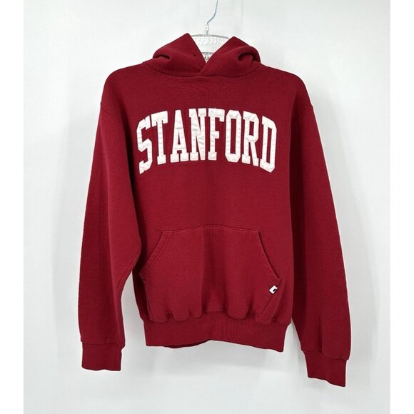 STANFORD RUSSELL ATHLETIC hoodie sweatshirt college back to school unisex S - Picture 1 of 8